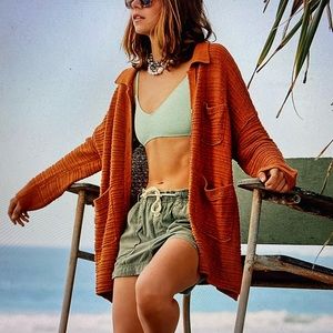 Free people day dreaming button up cardigan